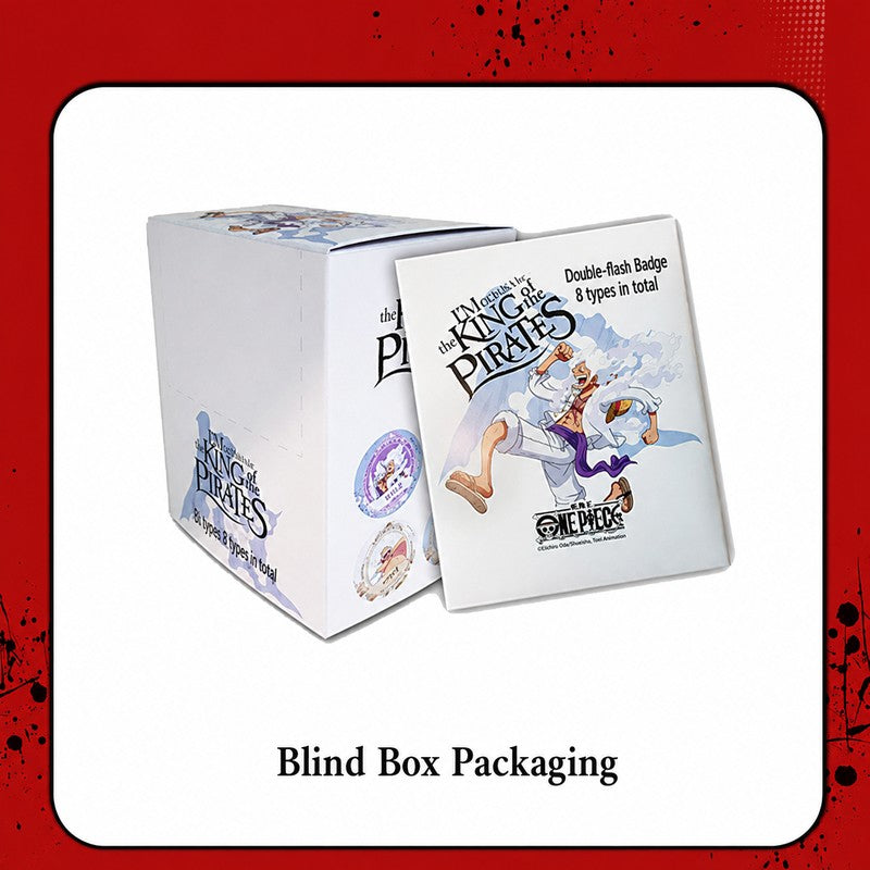 Officially Licensed One Piece Luffy Forms Blind Box Badge
